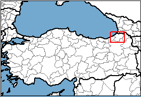 Artvin Türkiye'nin neresinde. Sivas konum haritası