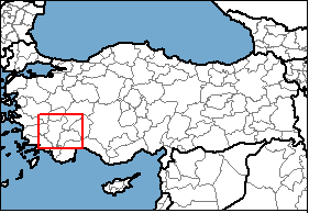 Denizli Türkiye'nin neresinde. Erzincan konum haritası