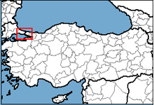 İstanbul Türkiye'nin neresinde. Edirne konum haritası