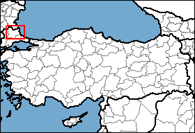 Kırklareli Türkiye'nin neresinde. Bilecik konum haritası