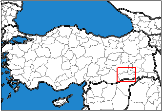 Mardin konum haritası