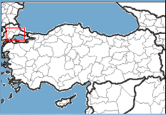 Tekirdağ Türkiye'nin neresinde. Denizli konum haritası