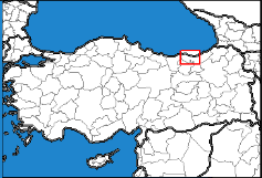 Trabzon Türkiye'nin neresinde. Kütahya konum haritası